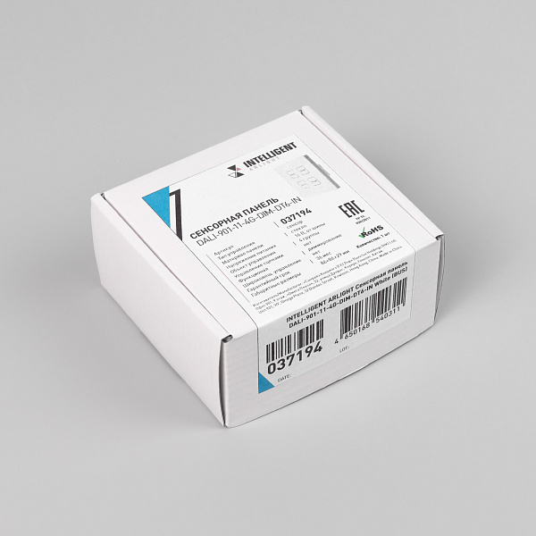 INTELLIGENT ARLIGHT Сенсорная панель DALI-901-11-4G-DIM-DT6-IN White (BUS) (IARL, IP20 Пластик, 3 года) Lednikoff