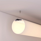 Профиль с экраном SL-ROUND-D120-2500 ANOD+OPAL (Arlight, Алюминий) Lednikoff
