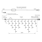 Светодиодная гирлянда ARD-EDGE-CLASSIC-2400x600-BLACK-88LED-MILK-STD White (230V, 6W) (Ardecoled, IP65) Lednikoff