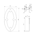 Светильник LGD-MUSE-BOLL-H1500-18W Warm3000 (DG, 328 deg, 230V) (Arlight, IP65 Металл, 3 года) Lednikoff