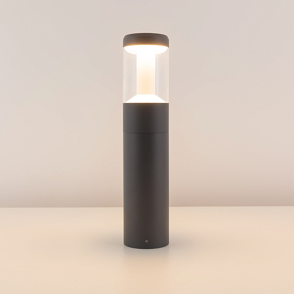Светильник LGD-STEM-BOLL-H500-10W Warm3000 (GR, 185 deg, 230V) (Arlight, IP65 Металл, 3 года) Lednikoff