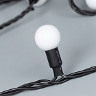 Светодиодная гирлянда ARD-BALL-CLASSIC-D23-10000-BLACK-80LED RGB (230V, 3.5W) (Ardecoled, IP65) Lednikoff