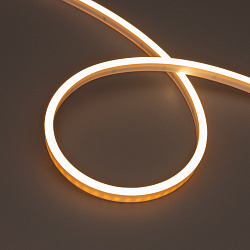 Светодиодная лента герметичная WAVE-SIDE-PU-A120-06x12mm 24V Warm2700 (8 W/m, IP68, 1m, wire x1) (Arlight, Вывод прямой, 3 года)