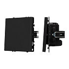 Механизм выключателя одноклавишный перекрёстный SWT-NOBE-MKX1-SFPL-BK (230V, 10A) (Arlight, Черный оникс) Lednikoff