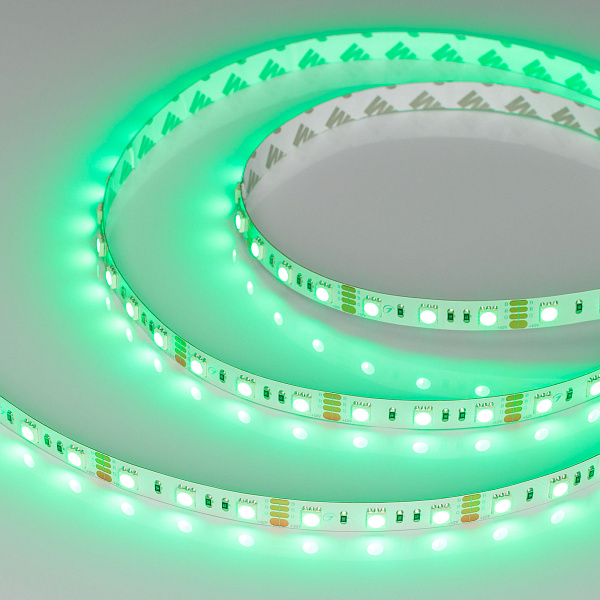 Светодиодная лента RT-B60-10mm 12V RGB (14.4 W/m, IP20, 5060, 5m) (Arlight, Открытый) Lednikoff
