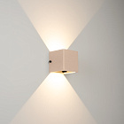 Светильник LGD-PERAN-WALL-S120x120-6W Warm3000 (Light ivory, 0-80 deg, 230V) (Arlight, IP65 Бетон, 3 года) Lednikoff