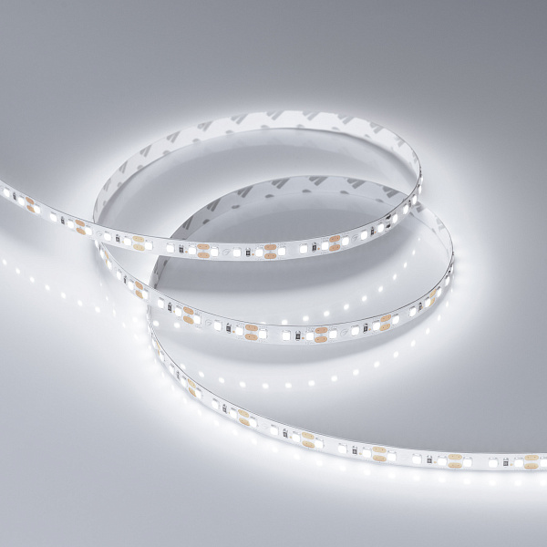 Светодиодная лента RT-A120-8mm 12V White6000 (14.4 W/m, IP20, 2835, 5m) (Arlight, Открытый) Lednikoff