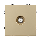 Механизм спутниковой розетки SCT-NOBE-MST1-SFPL-GD (SAT) (Arlight, Золотой песок) Lednikoff