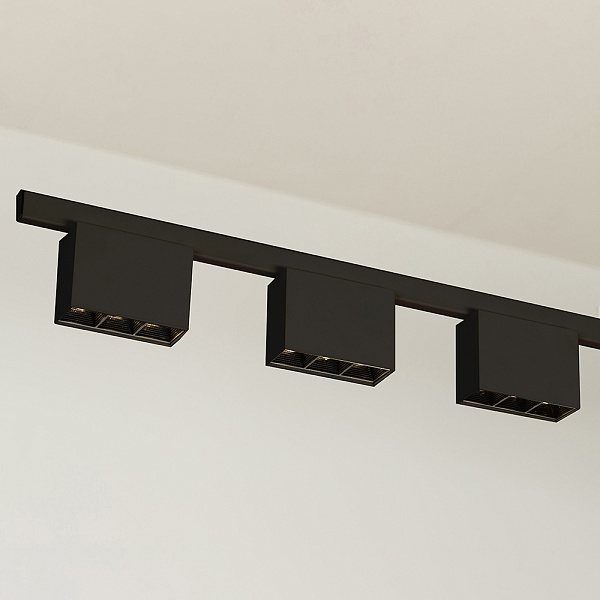 Светильник SP-LEGACY-S1200x60-8x6W Warm3000 (BK, 34 deg) (Arlight, IP20 Металл, 3 года) Lednikoff