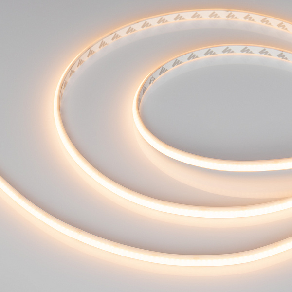 Светодиодная лента герметичная MICROLED-PW-M288-10mm 24V Warm2700 (12 W/m, IP66, 2216, 5m) (Arlight, 5 лет) Lednikoff