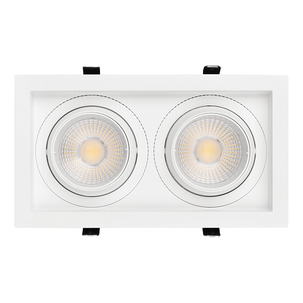 Светильник MS-VORTEX-BUILT-S250x140-2x30W Day4000 (WH-WH, 50 deg, 230V) (Arlight, IP20 Металл, 5 лет) Lednikoff