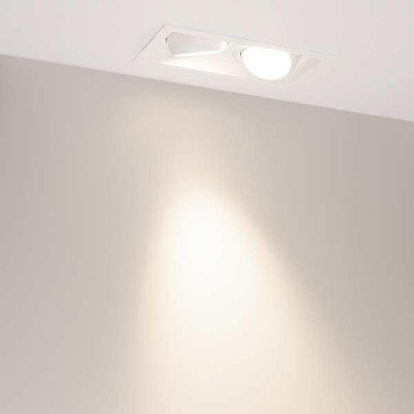 Светильник MS-VORTEX-BUILT-S250x140-2x30W Day4000 (WH-WH, 30 deg, 230V) (Arlight, IP20 Металл, 5 лет) Lednikoff