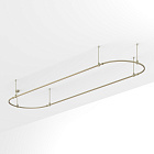 Основание ART-APRIORI-OVAL-ROD-400-4000x1000 (OG) (Arlight, IP20 Металл, 3 года)