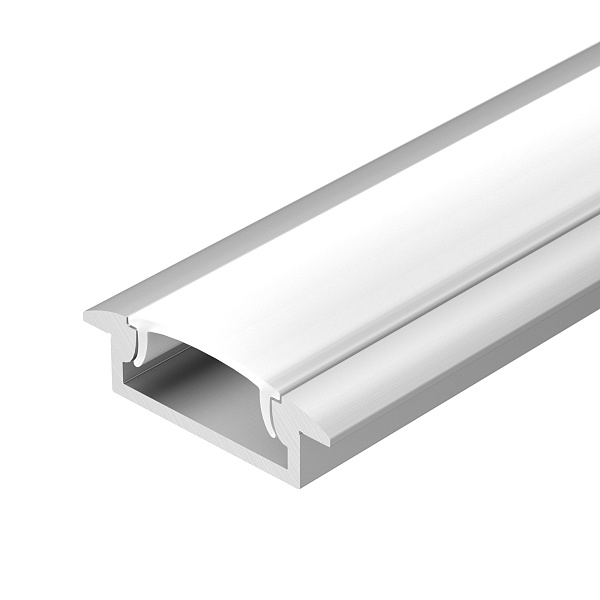 Профиль с экраном ALU-WIDE-F-H8-2000 ANOD+FROST (Arlight, Алюминий) Lednikoff