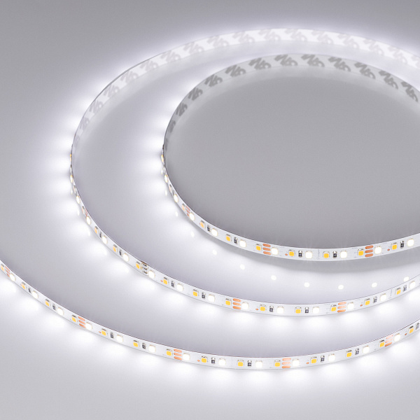 Светодиодная лента RT-A120-8mm 12V White-MIX (9.6 W/m, IP20, 2835, 5m) (Arlight, Изменяемая ЦТ) Lednikoff
