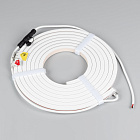 Светодиодная лента герметичная MOONLIGHT-TOP-X320-13x12mm 24V Warm3000 (5 W/m, IP67, sauna, 5m, wire x1) (Arlight, Вывод вниз, 3 года)