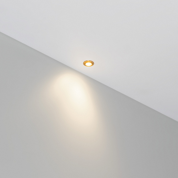 Светильник ART-PICCOLO-BUILT-R13-1W Day4000 (BRS, 30 deg, 3V) (Arlight, IP40 Металл, 3 года) Lednikoff