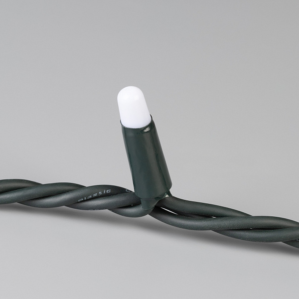 Светодиодная гирлянда ARD-STRING-PRO-1000-GREEN-100LED-MILK-PULSE White (230V, 7W) (Ardecoled, IP65) Lednikoff
