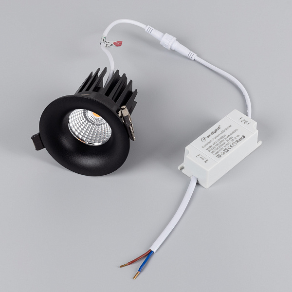 Светильник MS-FOGGY-BUILT-R86-10W Warm3000 (BK, 60 deg, 230V) (Arlight, IP54 Металл, 5 лет) Lednikoff