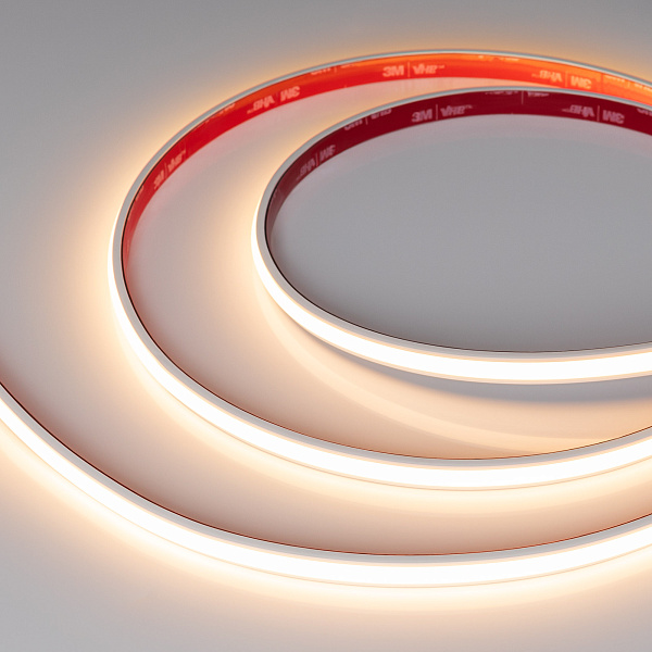 Светодиодная лента герметичная COB-PW-X480-10mm 24V Warm2700 (10 W/m, IP66, 5m) (Arlight, 5 лет) Lednikoff