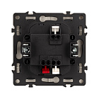 Механизм выключателя одноклавишный проходной SWT-NOBE-MKP1-SFPL-WH (230V, 10A) (Arlight, Белый кварц) Lednikoff