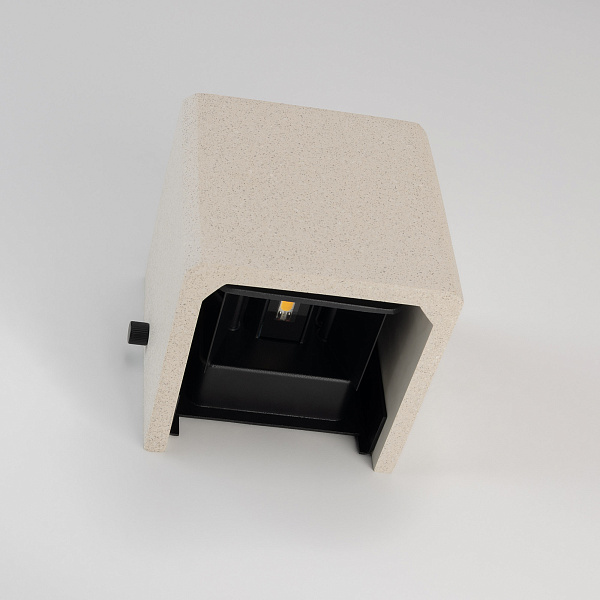 Светильник LGD-PERAN-WALL-S120x120-6W Warm3000 (WH, 0-80 deg, 230V) (Arlight, IP65 Бетон, 3 года) Lednikoff