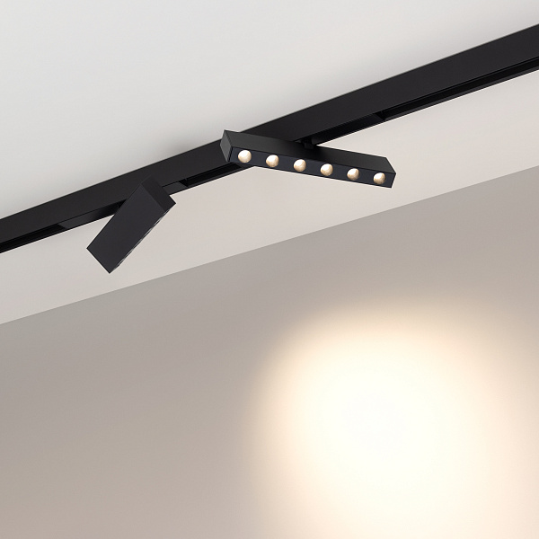 Светильник MAG-DOTS-FOLD-25-S200-6W Warm3000 (BK, 30 deg, 24V) (Arlight, IP20 Металл, 5 лет)