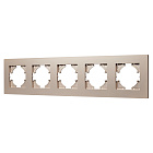 Рамка пластиковая FRM-PERIO-PL-5-GD (Arlight, -) Lednikoff