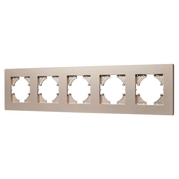 Рамка пластиковая FRM-PERIO-PL-5-GD (Arlight, -) Lednikoff