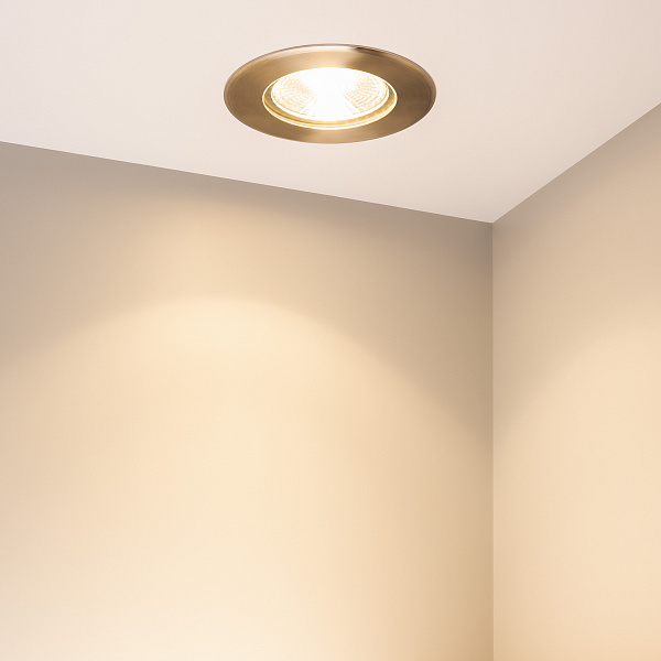Светильник ART-GROUND-SLIM-R160-15W Warm3000 (SL, 30 deg, 24V) (Arlight, IP67 Металл, 3 года) Lednikoff