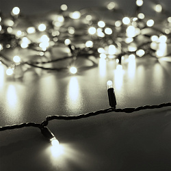 Светодиодная гирлянда Нить ARD-CLASSIC-10000-BLACK-100LED-STD White (230V, 7W) (Ardecoled, IP65)