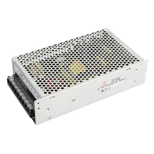 Блок питания HTS-250M-24 (24V, 10.5A, 250W) (Arlight, IP20 Сетка, 3 года) Lednikoff