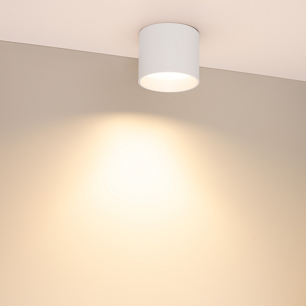 Светильник SP-BISCOTTO-R90-8W Warm3300-MIX (WH, 80 deg, 230V) (Arlight, IP54 Металл, 5 лет) Lednikoff