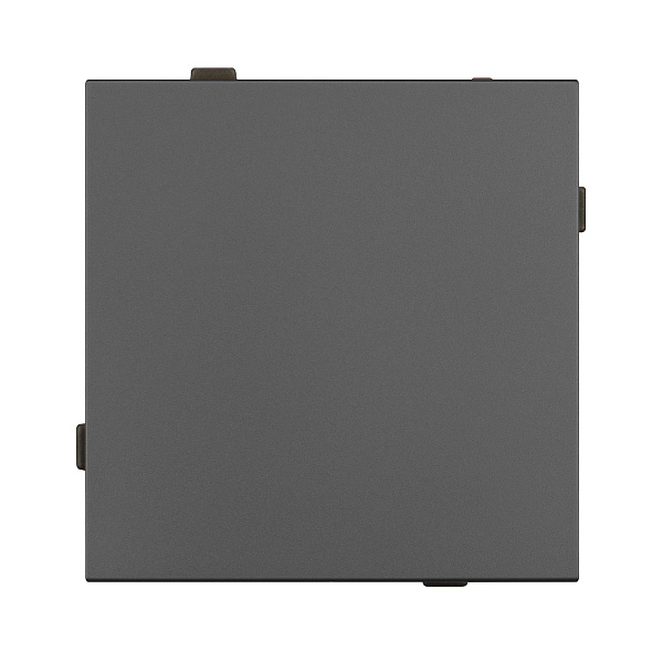 Механизм выключателя одноклавишный проходной SWT-TENDO-MKP1-SFPL-GR (230V, 10A) (Arlight, Матовый графитовый) Lednikoff