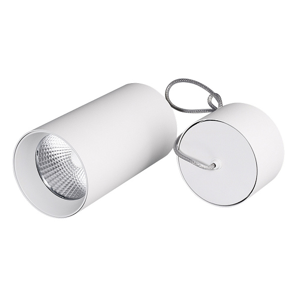 Светильник подвесной SP-POLO-R85-2-15W Day White 40deg (White, White Ring) (Arlight, IP20 Металл, 3 года) Lednikoff
