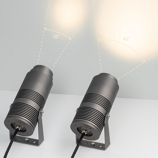 Светильник ALT-RAY-ZOOM-R89-25W Warm3000 (DG, 10-40 deg, 230V) (Arlight, IP67 Металл, 3 года) Lednikoff