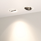 Светильник MS-FORECAST-BUILT-TURN-R102-12W Warm3000 (WH-BK, 32 deg, 230V) (Arlight, IP20 Металл, 5 лет) Lednikoff