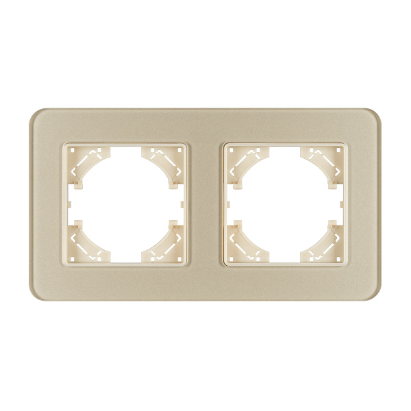 Рамка стеклянная FRM-OMALI-SFGS-2-GD (Arlight, -) Lednikoff