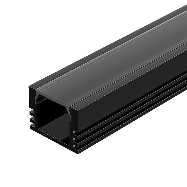 Профиль PDS-S-2000 ANOD Black RAL9005 (Arlight, Алюминий) Lednikoff