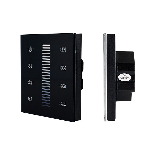 Панель Sens SR-2830A-RF-IN Black (220V,DIM,4 зоны) (Arlight, IP20 Пластик, 3 года) Lednikoff