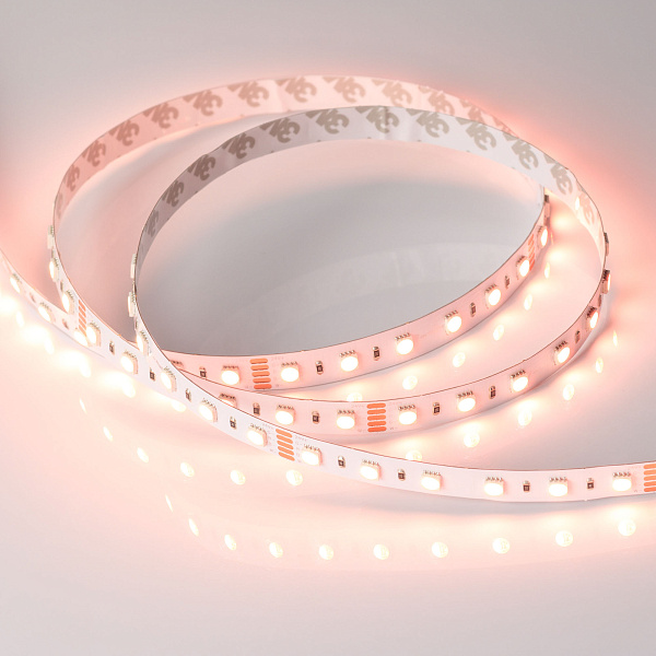 Светодиодная лента RT-B60-12mm 24V RGBW-Day-4-in-1 (19.2 W/m, IP20, 5060, 5m) (Arlight, Открытый) Lednikoff