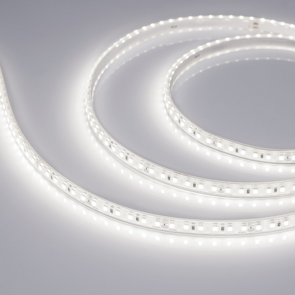 Светодиодная лента герметичная RTW-PU-A120-10.5mm 24V Day4500 (16.8 W/m, IP68, Wire 2m, 5m) (Arlight, -) Lednikoff