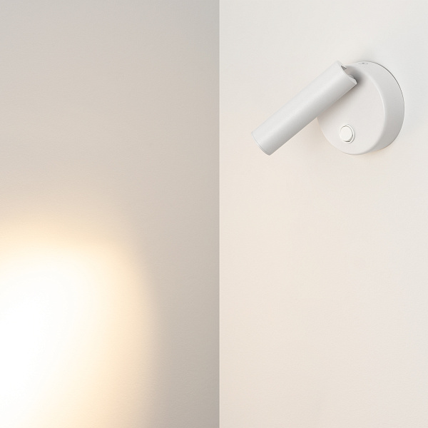 Светильник SP-BED-R90-3W Warm3000 (WH, 20 deg, 230V) (Arlight, IP20 Металл, 3 года) Lednikoff