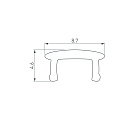 Экран ARH-MINI5 OPAL (Arlight, Пластик) Lednikoff
