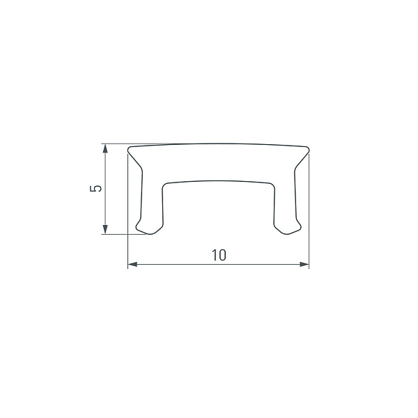 Экран W10-5000 SILICONE (Arlight, Силикон) Lednikoff