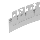 Профиль PLINTUS-FANTOM-BENT-H20-SIDE-2000 WHITE (Arlight, Алюминий) Lednikoff