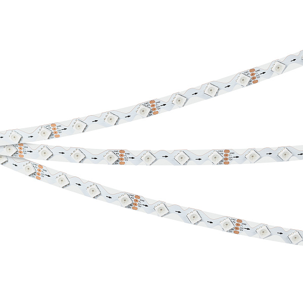 Светодиодная лента SPI-RZ-B60-8mm 12V RGB-PX1-BPT (9 W/m, IP20, 5060, 5m) (Arlight, -) Lednikoff