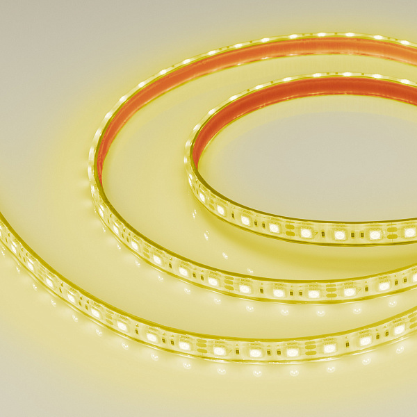 Светодиодная лента герметичная RTW-PFS-B60-13mm 12V Yellow (14.4 W/m, IP68, 5060, 5m) (Arlight, 14.4 Вт/м, IP68) Lednikoff