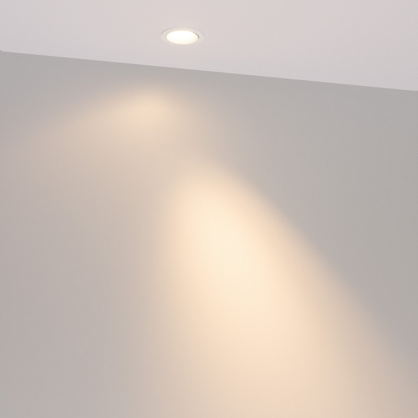 Светильник MS-ARADO-BUILT-R35-3W Warm3000 (WH-WH, 36 deg, 230V) (Arlight, IP20 Металл, 5 лет) Lednikoff