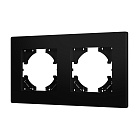 Рамка пластиковая FRM-PERIO-PL-2-BK (Arlight, -) Lednikoff